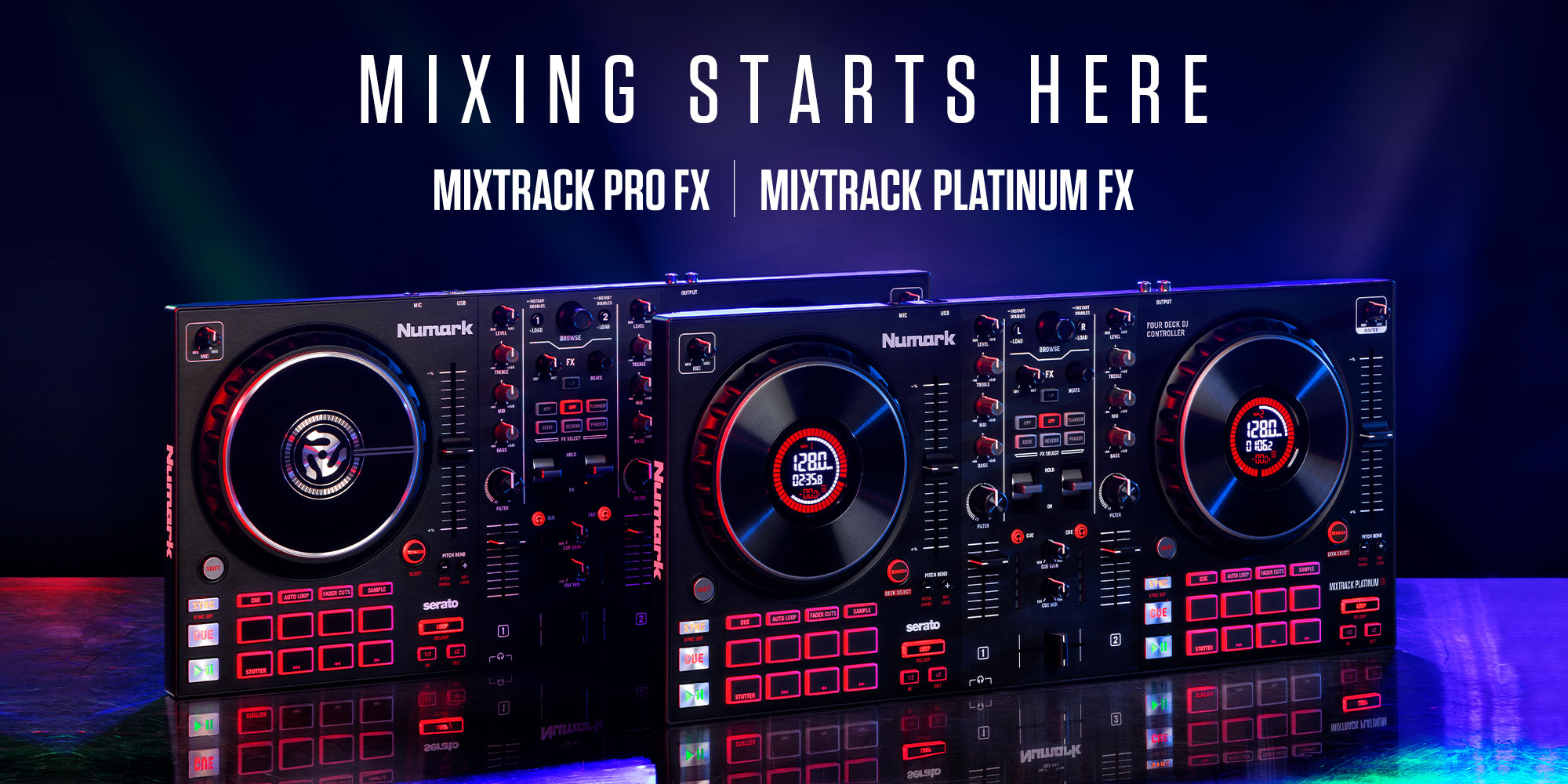 طراحی Numark Mixtrack Platinum FX