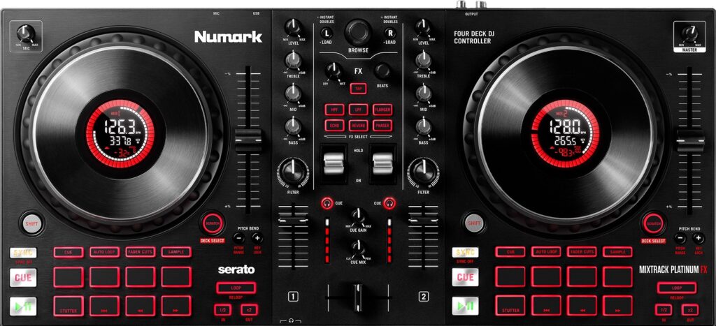 خرید دی جی کنترلر ، خرید بهترین دیجی کنترلر میان رده Numark Mixtrack Platinum FX