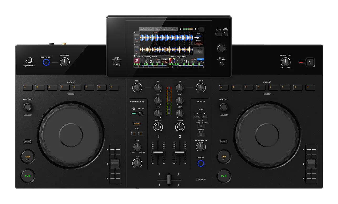 نمایشگر لمسی AlphaTheta XDJ-AN؛ سریع، هوشمند و طراحی‌شده برای اجرای روان